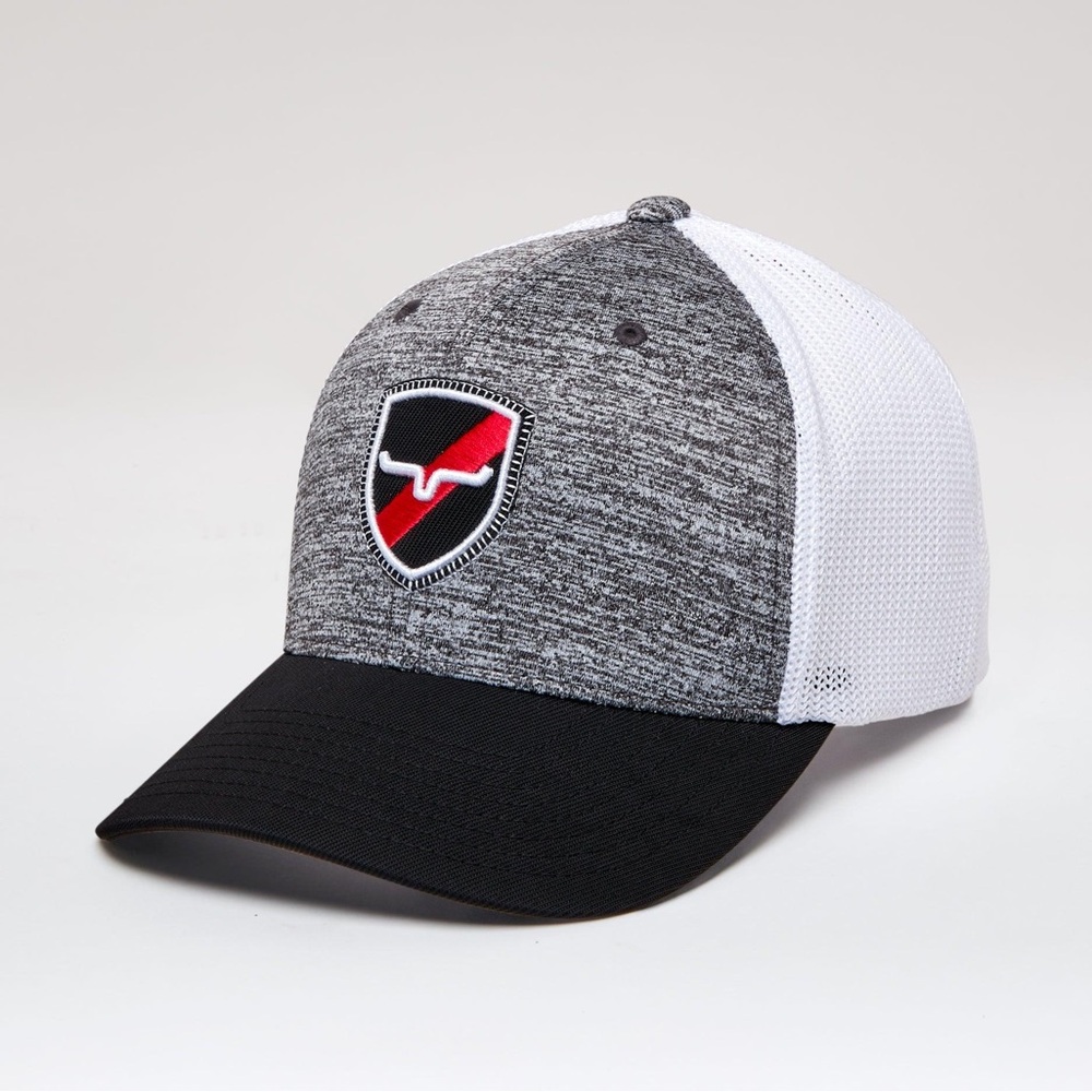 NWT Men’s Kimes Ranch Gray and Black Logo Baseball Cap